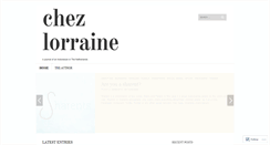 Desktop Screenshot of chezlorraine.wordpress.com