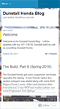 Mobile Screenshot of dunstallhonda.wordpress.com