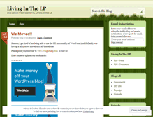 Tablet Screenshot of livinginthelp.wordpress.com