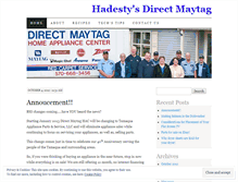 Tablet Screenshot of hadestysdirectmaytag.wordpress.com