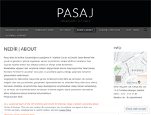 Tablet Screenshot of pasajist.wordpress.com