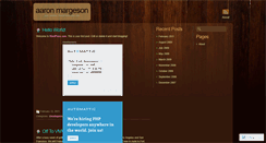 Desktop Screenshot of amargesonblog.wordpress.com