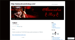 Desktop Screenshot of alexxxbay.wordpress.com