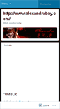 Mobile Screenshot of alexxxbay.wordpress.com
