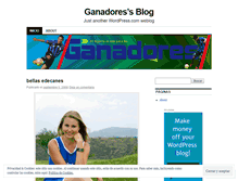 Tablet Screenshot of ganadores.wordpress.com