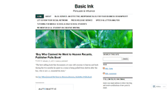 Desktop Screenshot of basicink.wordpress.com