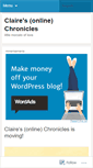 Mobile Screenshot of clairecommando.wordpress.com