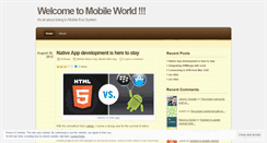 Desktop Screenshot of mobworld.wordpress.com