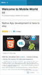 Mobile Screenshot of mobworld.wordpress.com
