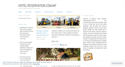 Desktop Screenshot of hotelreservationmy.wordpress.com