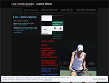 Tablet Screenshot of livetennisscores.wordpress.com