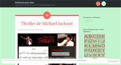 Desktop Screenshot of partiturasparaclase.wordpress.com