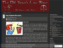 Tablet Screenshot of lawdawgblawg.wordpress.com