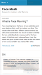 Mobile Screenshot of facemash.wordpress.com