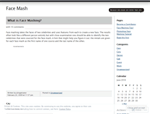 Tablet Screenshot of facemash.wordpress.com