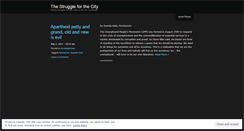 Desktop Screenshot of housingstruggles.wordpress.com