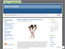 Tablet Screenshot of beautygossip.wordpress.com