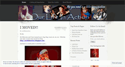 Desktop Screenshot of ourlifeinaction.wordpress.com