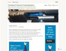 Tablet Screenshot of colemanspace.wordpress.com