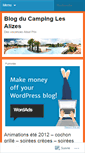 Mobile Screenshot of campinglesalizes.wordpress.com