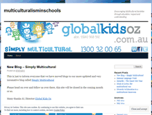 Tablet Screenshot of multiculturalisminschools.wordpress.com