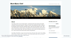 Desktop Screenshot of montblancchef.wordpress.com