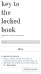 Mobile Screenshot of keytothelockedbook.wordpress.com