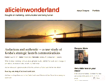 Tablet Screenshot of alicieinwonderland.wordpress.com