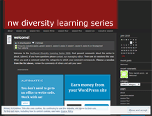 Tablet Screenshot of diversitycentral.wordpress.com