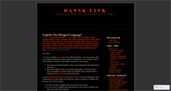 Desktop Screenshot of dansklink.wordpress.com