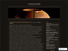 Tablet Screenshot of ceramicacross.wordpress.com