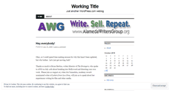 Desktop Screenshot of alamedawritersgroup.wordpress.com