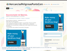 Tablet Screenshot of mercanciaspeligrosas.wordpress.com