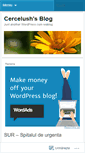 Mobile Screenshot of cercelush.wordpress.com