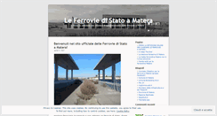 Desktop Screenshot of ferrovieamatera.wordpress.com