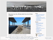 Tablet Screenshot of ferrovieamatera.wordpress.com