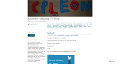 Desktop Screenshot of cpleon.wordpress.com