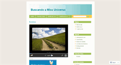 Desktop Screenshot of buscandoamissuniverso.wordpress.com