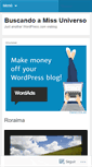 Mobile Screenshot of buscandoamissuniverso.wordpress.com