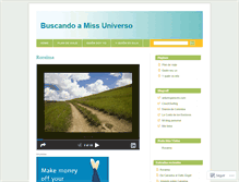 Tablet Screenshot of buscandoamissuniverso.wordpress.com