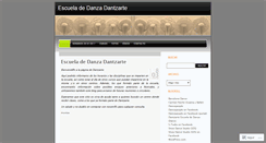Desktop Screenshot of dantzarte.wordpress.com