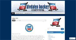 Desktop Screenshot of alvdalenhockey.wordpress.com