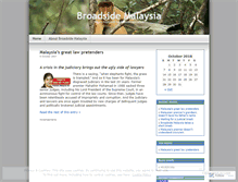 Tablet Screenshot of broadsidemalaysia.wordpress.com