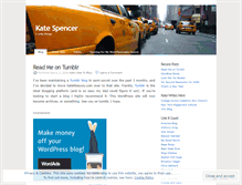 Tablet Screenshot of katespencer.wordpress.com