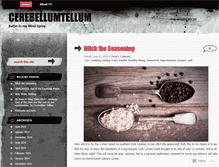 Tablet Screenshot of cerebellumtellum.wordpress.com