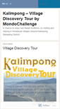 Mobile Screenshot of kalimpongvillagetour.wordpress.com