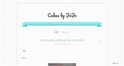 Desktop Screenshot of cakesbyjojo.wordpress.com