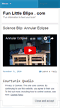 Mobile Screenshot of funlittleblips.wordpress.com