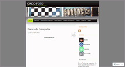 Desktop Screenshot of cincofoto.wordpress.com