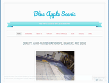 Tablet Screenshot of blueapplescenic.wordpress.com